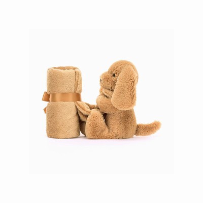 Jellycat Bashful Toffee Puppy Soothers New Zealand | PXRLJ9430